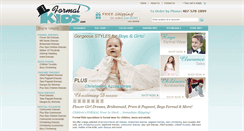Desktop Screenshot of formalkids.com